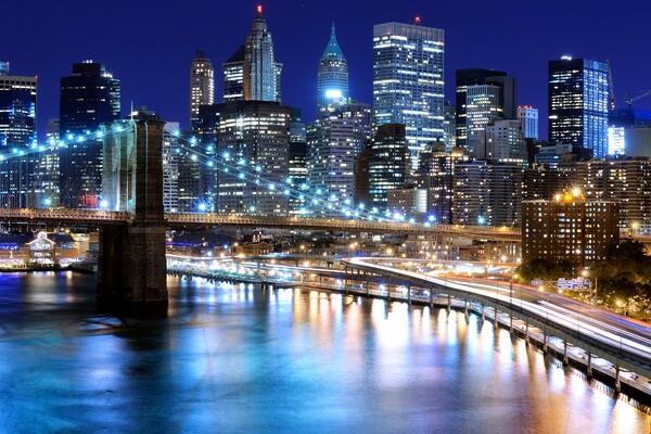 Синева в городе